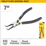 UYUSTOOLS INTERNAL CIRCLIP PLIERS - BENT