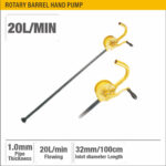 UYUSTOOLS HAND ROTARY BARREL PUMP
