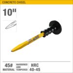 POINTED COLD CHISEL WITH GUARD