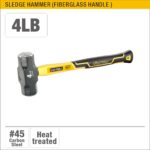 SLEDGE HAMMER - FIBERGLASS HANDLE