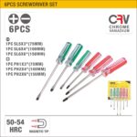 UYUSTOOLS 6 PIECE SCREWDRIVER SET