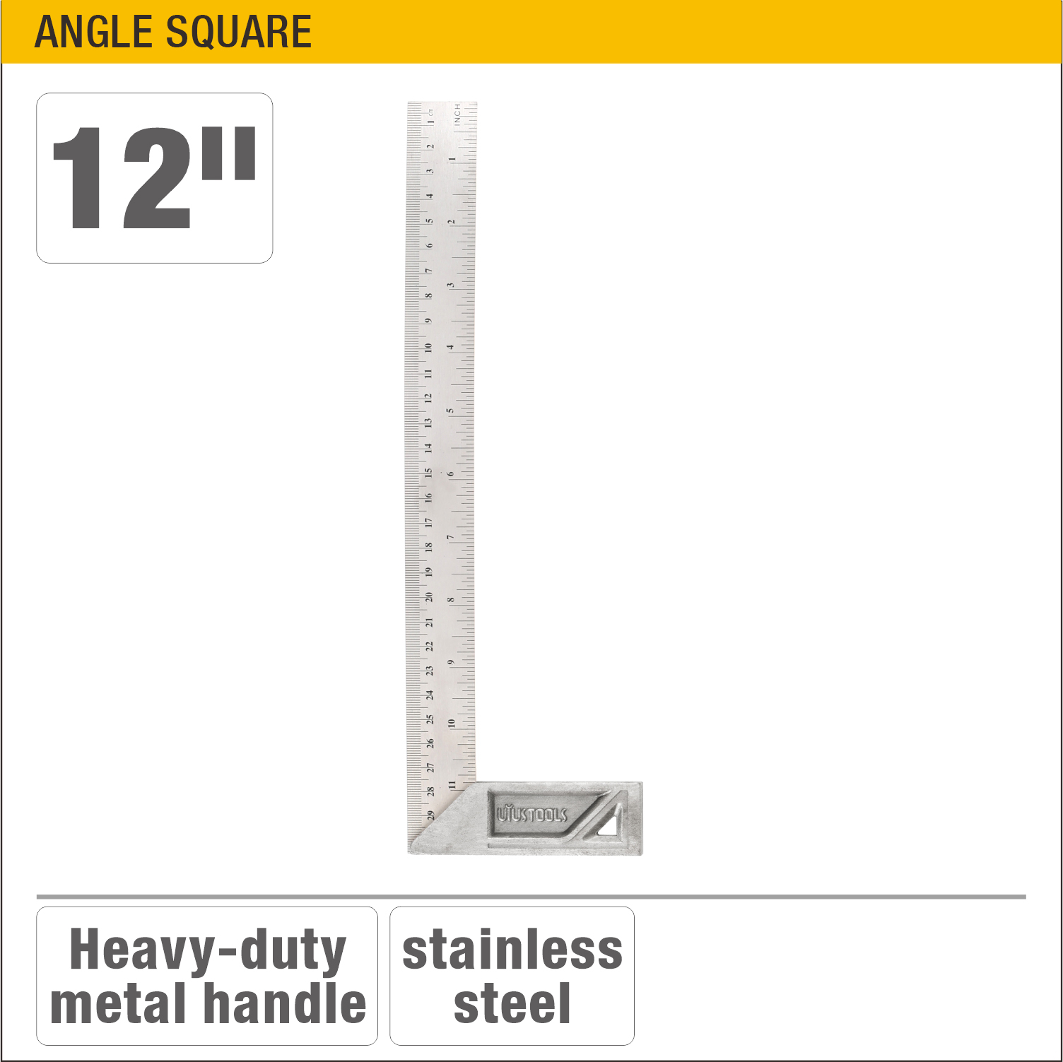 UYUSTOOLS TRY SQUARE WITH POWDER METALLURGY BASE - Tychegulf
