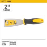 UYUSTOOLS PUTTY KNIFE - BI-MATERIAL HANDLE