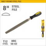 UYUSTOOLS HALF ROUND HAND FILE