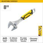 UYUSTOOLS ADJUSTABLE WRENCH PLASTIC HANDLE