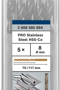 HSS-CO - SS/Metal Drill Bits